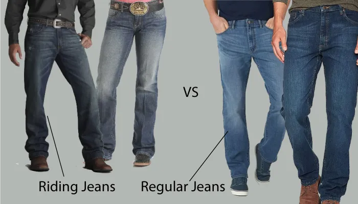Riding Jeans vs Regular Jeans